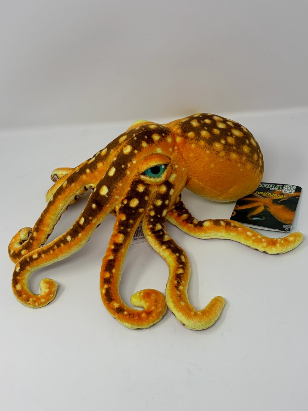 Squid Octopus Plush in Orange and Yellow - new with tag